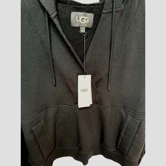 NWT UGG Adryann Hoodie Sweater – Black – Size S (Oversized Fit) – Retail $138 - Picture 4 of 8